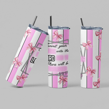 Load image into Gallery viewer, Commit your works onto the Lord Tumbler