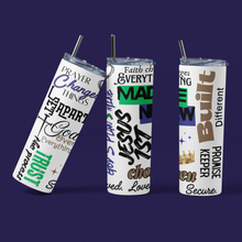 Load image into Gallery viewer, Christian Affirmation Tumbler