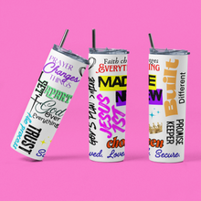 Load image into Gallery viewer, Christian Affirmation Tumbler