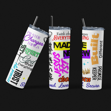 Load image into Gallery viewer, Christian Affirmation Tumbler