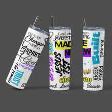 Load image into Gallery viewer, Christian Affirmation Tumbler