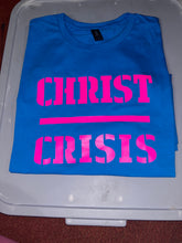 Load image into Gallery viewer, Christ over your Crisis ADULT Unisex short sleeve
