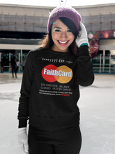 Load image into Gallery viewer, Faithcard Crewneck Sweatshirt UNISEX adult
