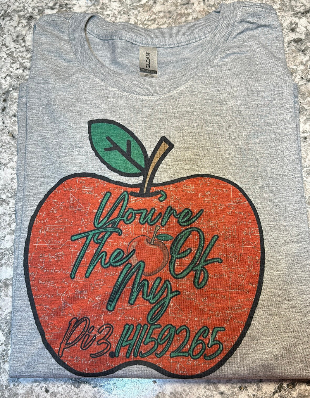 Apple of my PI3.14159265  tshirt unisex