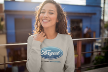 Load image into Gallery viewer, Forged by the Lord Crewneck Sweatshirt UNISEX adult
