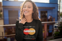 Load image into Gallery viewer, Faithcard Crewneck Sweatshirt UNISEX adult
