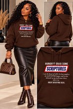 Load image into Gallery viewer, Hungry Grab Some Scriptures HOODIE UNISEX adult
