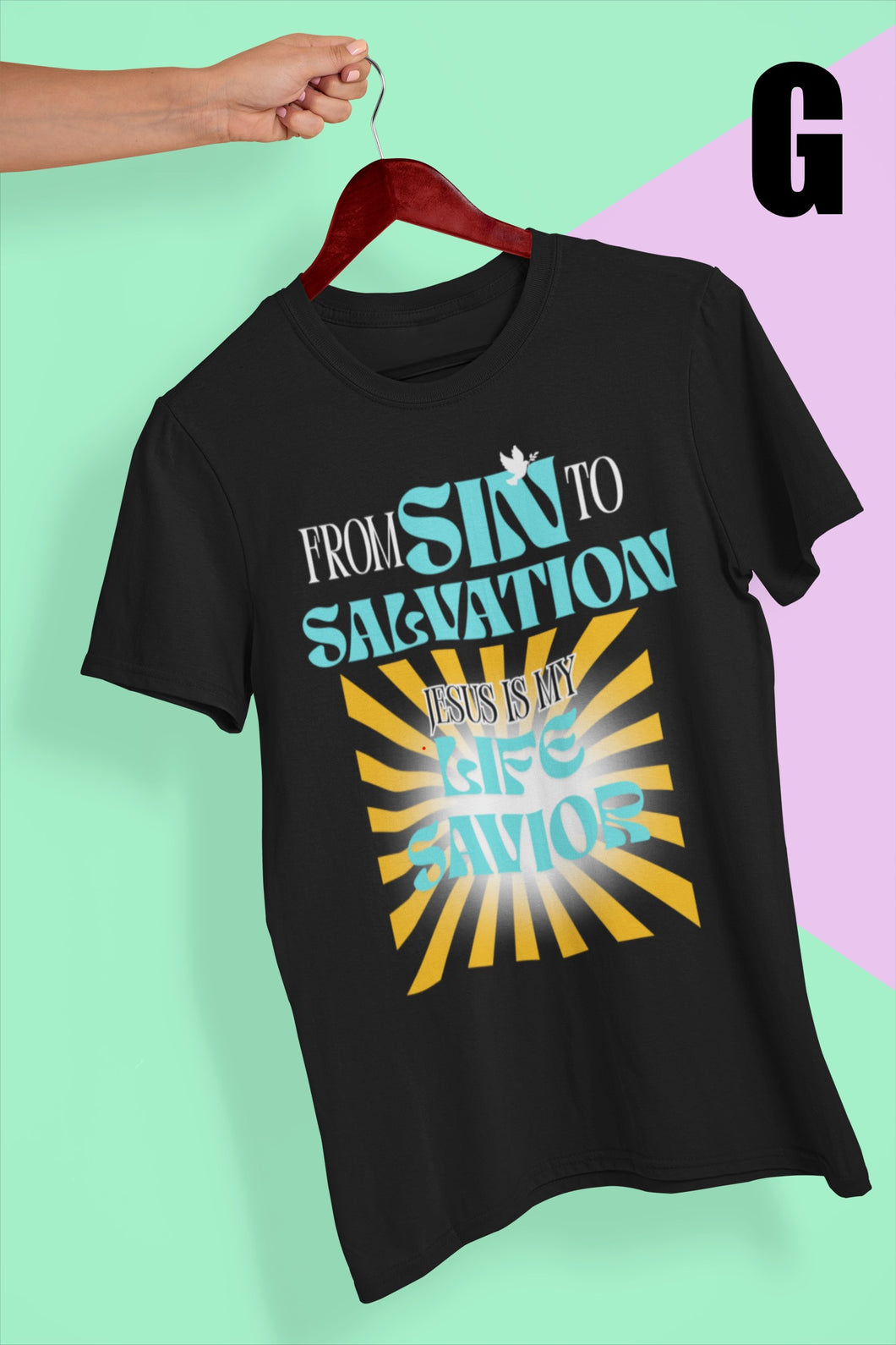 From Sin to Salvation Jesus is my Life Savior UNISEX adult