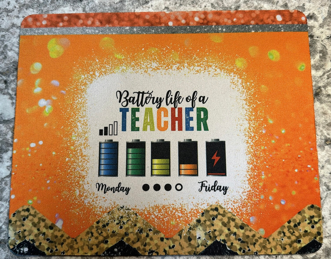 Battery Life of a TEACHER MOUSEPAD