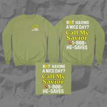 Load image into Gallery viewer, Call my Savior CREWNECK UNISEX adult
