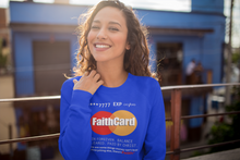 Load image into Gallery viewer, Faithcard Crewneck Sweatshirt UNISEX adult
