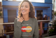 Load image into Gallery viewer, Faithcard Crewneck Sweatshirt UNISEX adult
