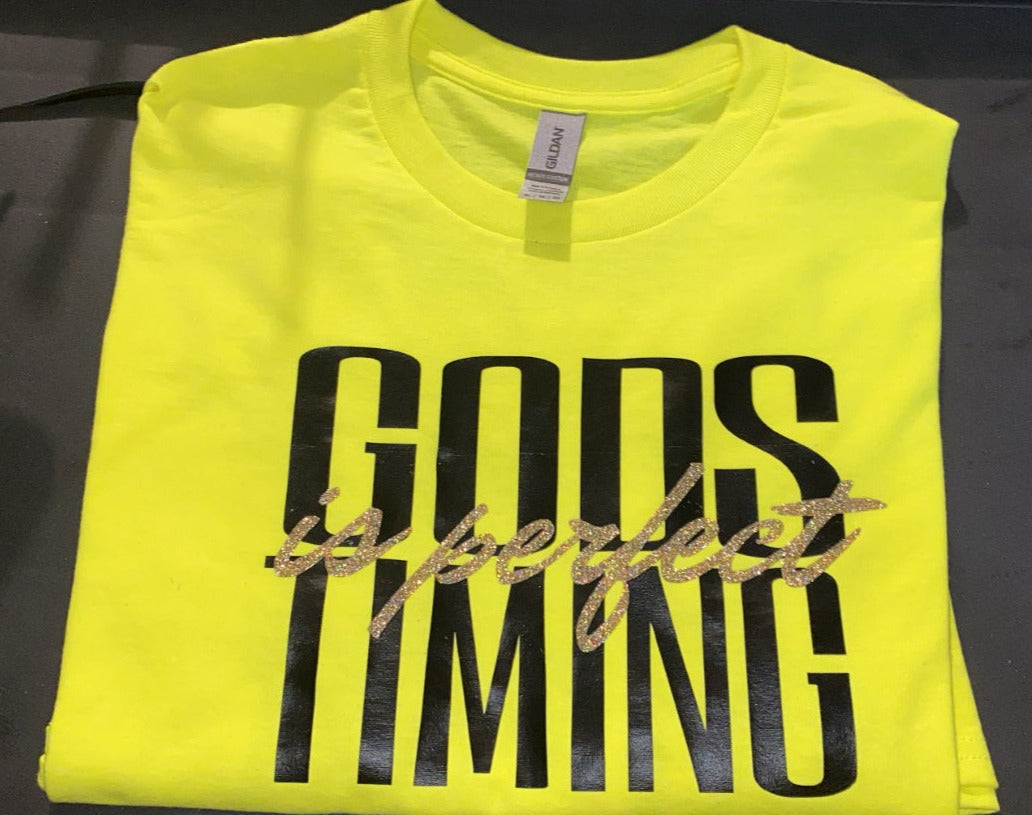 Gods Timing is PERFECT ADULT Unisex short sleeve