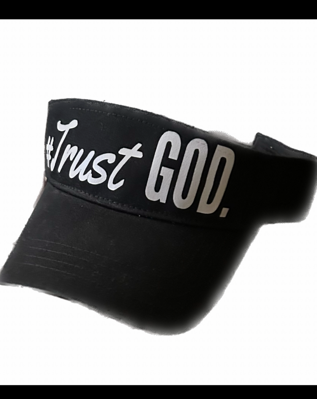 Trust God black Visor